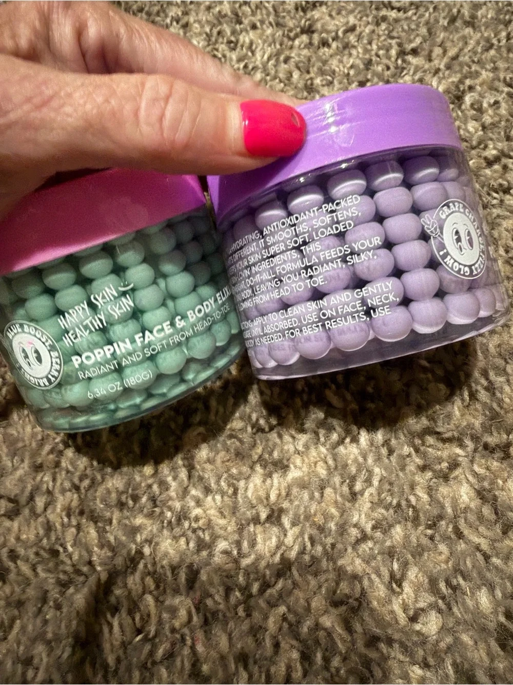 Poppin Face & Body Pearls - Mint & Lavender